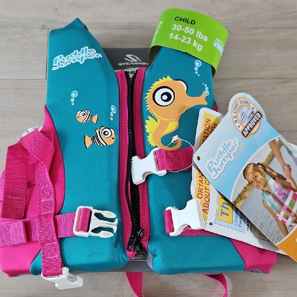 Vibrant Blue and Pink Swimwear